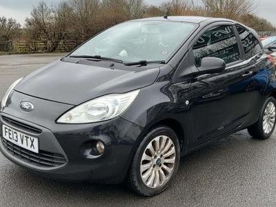 Used Ford Ka Zetec 2013 Black Hatchback