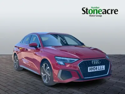 Used Audi A3 S-Line 110 HP (80 kW) 2021 Red Sedan