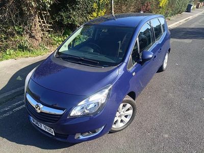 Used Vauxhall Meriva 100 HP (73 kW) 2017 Blue MPV