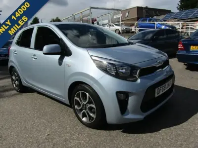 Used Kia Picanto 66 HP (48 kW) 2019 Blue Hatchback