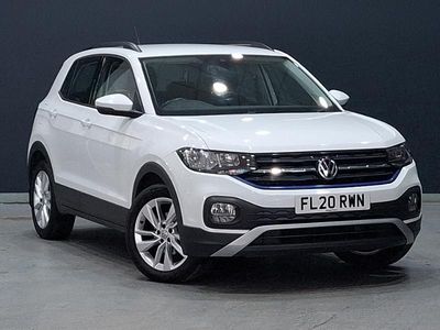 Used VW T-Cross SE 115 HP (84 kW) 2020 White SUV