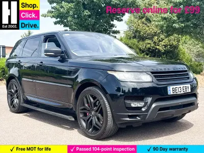 Used Land Rover Range Rover Sport Autobiography Dynamic 510 HP (375 kW) 2017 Black SUV