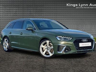 Used Audi A4 S-Line 200 HP (147 kW) 2023 Green Estate