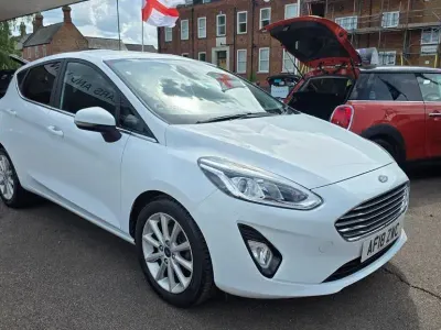 Used Ford Fiesta Titanium 2018 White Hatchback