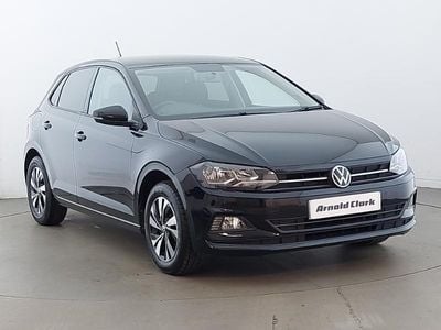 Used VW Polo Match 80 HP (58 kW) 2021 Black Hatchback