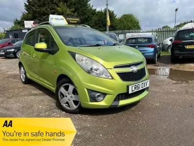 Begagnad Chevrolet Spark LT 81 HK (59 kW) 2011 Grön Halvkombi