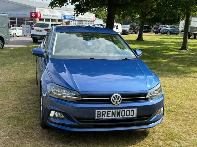 Used VW Polo Match 80 HP (58 kW) 2020 Blue Hatchback
