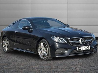 Begagnad Mercedes E220 AMG Line Premium 194 HK (142 kW) 2018 Svart Sportkupé
