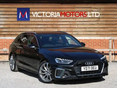 Used Audi A4 S-Line 163 HP (119 kW) 2021 Black Estate