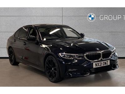 Used BMW 318 Sport Line 156 HP (114 kW) 2021 Black Sedan