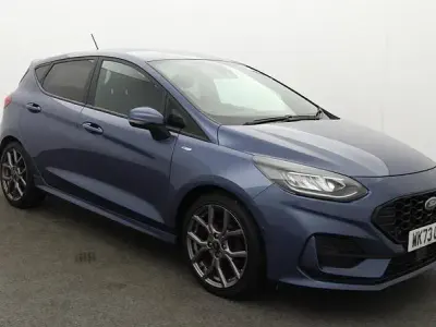 Used Ford Fiesta ST-Line 100 HP (73 kW) 2023 Blue Hatchback