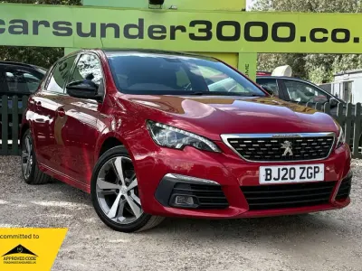 Used Peugeot 308 GT-line 130 HP (95 kW) 2020 Red Hatchback
