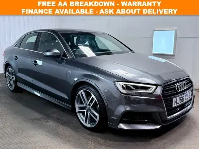 Used Audi A3 S-Line 150 HP (110 kW) 2016 Grey Sedan