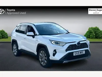 Used Toyota RAV4 Hybrid 2021 White SUV