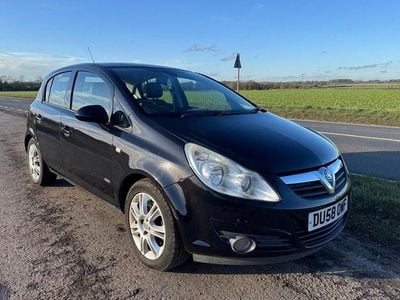 Black Used 2008 Vauxhall Corsa Design Edition Hatchback | £1,895 (Fair price)