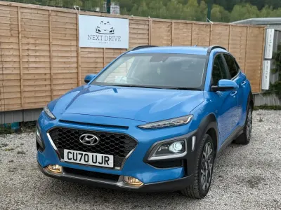 Used Hyundai Kona Premium SE 141 HP (103 kW) 2020 Blue SUV