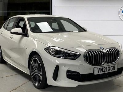 Used BMW 118 M Sport 134 HP (98 kW) 2021 White Hatchback