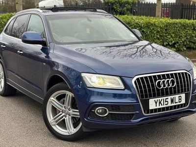 Used Audi Q5 S-line plus 177 HP (130 kW) 2015 Blue SUV