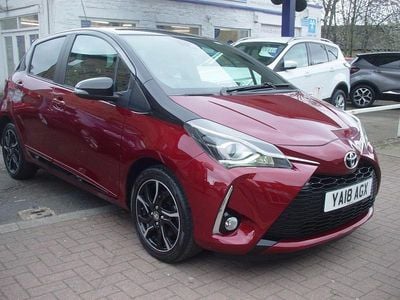 Used Toyota Yaris 2018 Red/black Hatchback