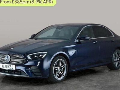 Blue Used 2021 Mercedes E300 AMG line Sedan | £22,004 (Fair price)