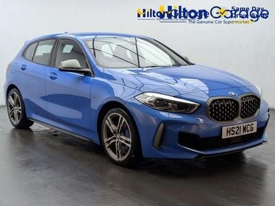 Used BMW M135 Impressive 306 HP (225 kW) 2021 Blue Hatchback