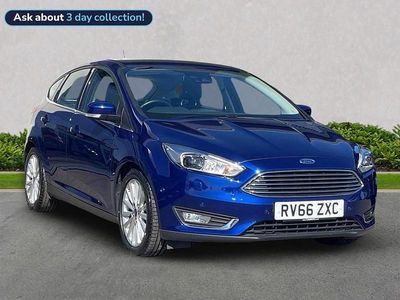 Used Ford Focus Titanium X 182 HP (133 kW) 2016 Blue Hatchback