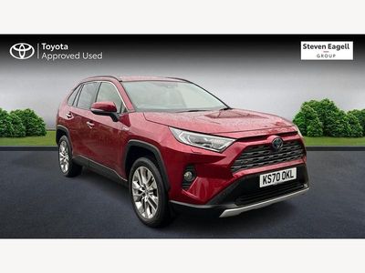 Red Used 2021 Toyota RAV4 Estate | £24,894 (A bit pricey)