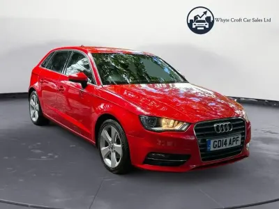Used Audi A3 Sportback Sport 2014 Red Hatchback