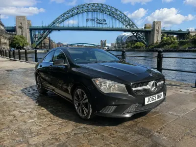 Used Mercedes CLA220 177 HP (130 kW) 2015 Black Coupe