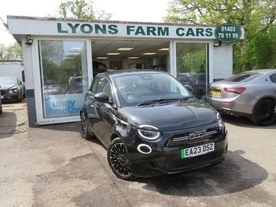 Używany Fiat 500e La Prima 86 kW (118 KM) 2023 Czarny Hatchback