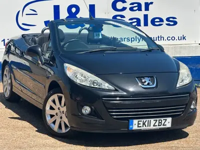 Used Peugeot 207 CC GTi 120 HP (88 kW) 2011 Black Cabriolet