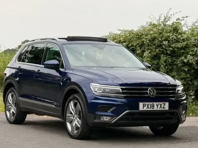 Used VW Tiguan SEL 180 HP (132 kW) 2018 Blue SUV