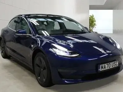 Używany Tesla Model 3 Long Range AWD 254 kW (346 KM) 2020 Niebieski Sedan/Limuzyna