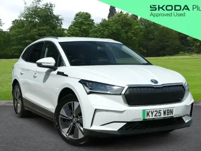 Used Skoda Enyaq iV 210 kW (286 HP) 2025 Moon white metallic SUV