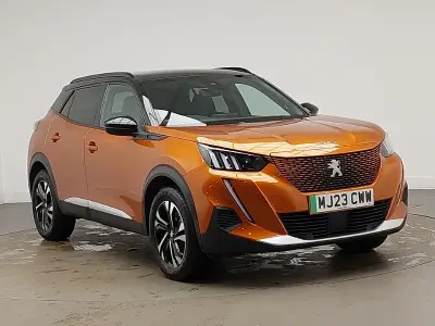 Used Peugeot e-2008 GTi 100 kW (136 HP) 2023 Orange SUV