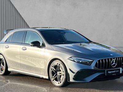 Mountain grey metallic Used 2024 Mercedes A35 AMG Premium Plus Hatchback | £37,740 (A bit pricey)