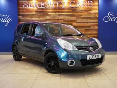 Used Nissan Note N-TEC 110 HP (80 kW) 2013 Blue Hatchback
