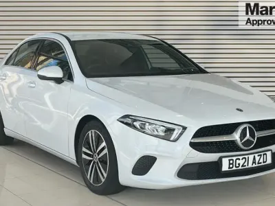 Used Mercedes A180 136 HP (100 kW) 2021 White Sedan