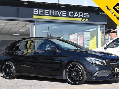 Begagnad Mercedes CLA220 Shooting Brake AMG line 177 HK (130 kW) 2017 Svart Kombi