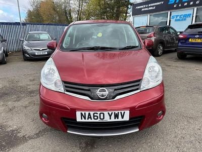 Used Nissan Note N-TEC 110 HP (80 kW) 2010 Red Hatchback