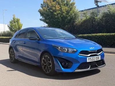 Used Kia Ceed GT-Line 2022 Blue Hatchback