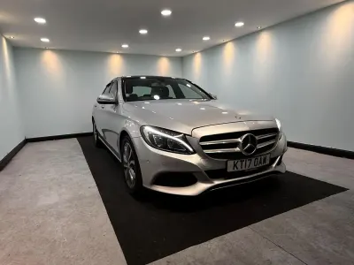 Begagnad Mercedes C200 Premium 2017 Silver Sedan