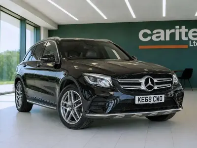 Used Mercedes GLC220 AMG line 170 HP (125 kW) 2018 Black SUV