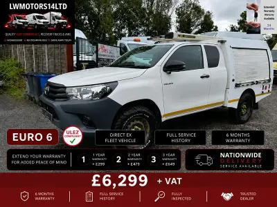 Used Toyota HiLux Active 150 HP (110 kW) 2018 White Pickup