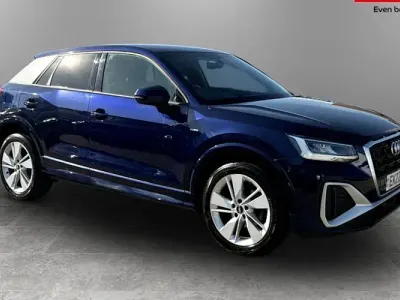 Used Audi Q2 S-Line 110 HP (80 kW) 2022 Blue SUV
