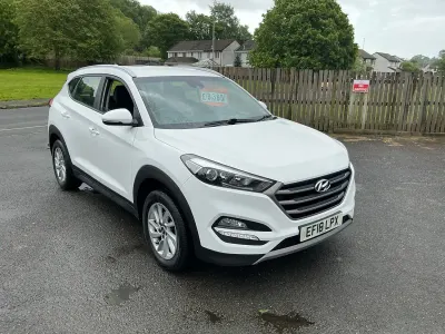 Used Hyundai Tucson SE 177 HP (130 kW) 2018 White SUV