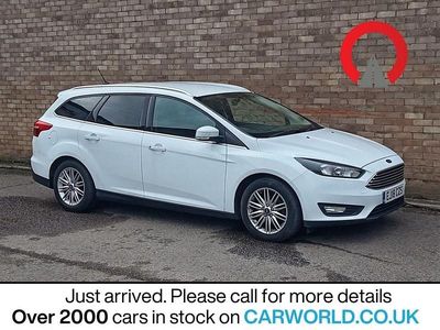 Used Ford Focus Zetec 120 HP (88 kW) 2018 White Estate