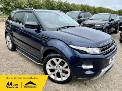 Used Land Rover Range Rover evoque Dynamic 190 HP (139 kW) 2013 Blue SUV