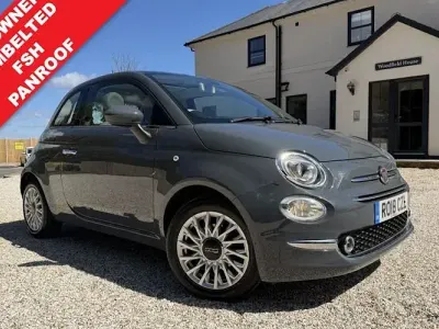 Used Fiat 500 Lounge 69 HP (50 kW) 2018 Grey Hatchback