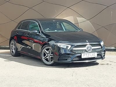 Used Mercedes A220 AMG line 190 HP (139 kW) 2021 Black Hatchback